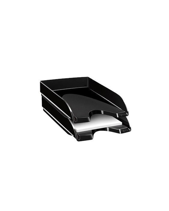Bandeja sobremesa cep plastico negra 348x257x66 mm