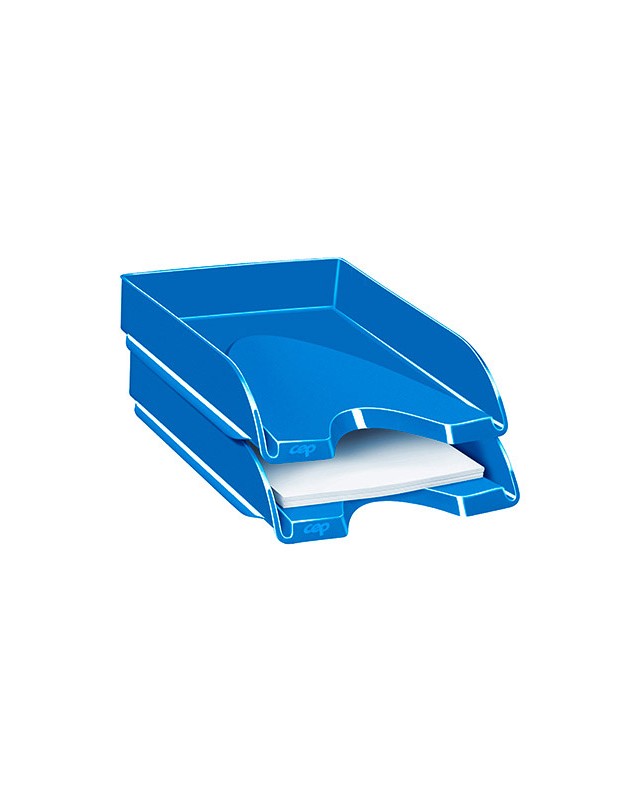 Bandeja sobremesa cep plastico azul 257x348x66 mm