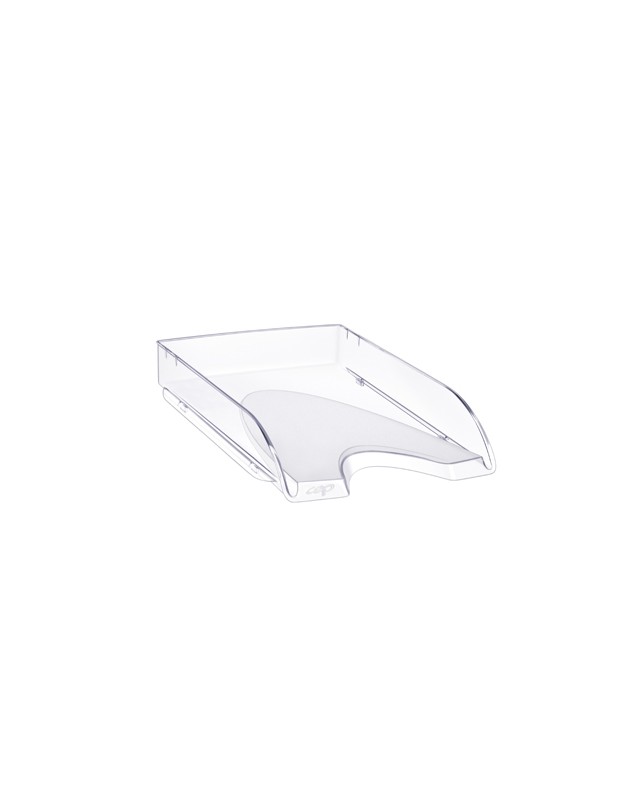 Bandeja sobremesa cep plastico transparente 348x257x66 mm