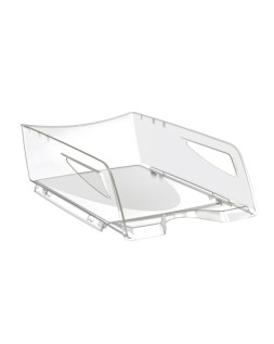 Bandeja sobremesa cep maxi de gran capacidad plastico transparente 386x270x115 mm