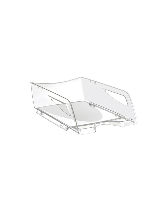 Bandeja sobremesa cep maxi de gran capacidad plastico transparente 386x270x115 mm