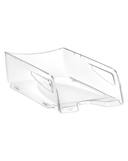Bandeja sobremesa cep maxi de gran capacidad plastico transparente 386x270x115 mm