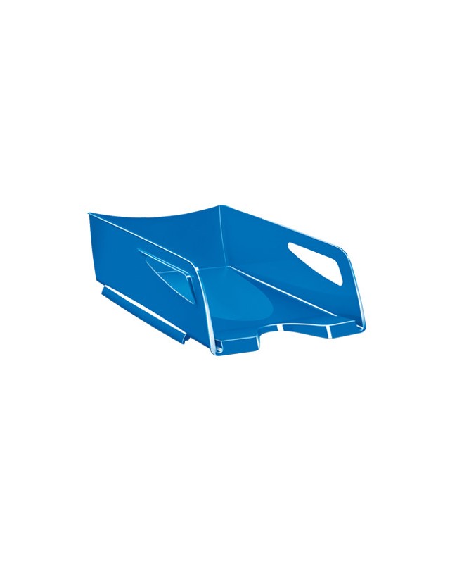Bandeja sobremesa cep maxi de gran capacidad plastico azul 386x270x115 mm