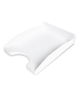 Bandeja sobremesa plastico q-connect blanco opaco 240x70x340 mm