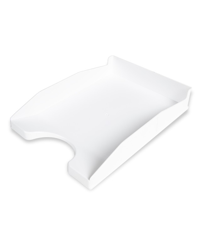 Bandeja sobremesa plastico q-connect blanco opaco 240x70x340 mm