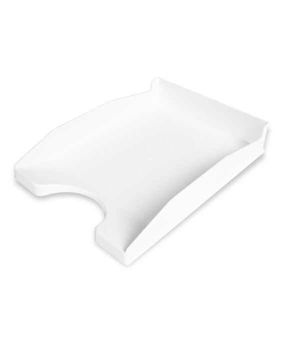 Bandeja sobremesa plastico q-connect blanco opaco 240x70x340 mm