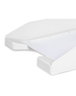Bandeja sobremesa plastico q-connect blanco opaco 240x70x340 mm