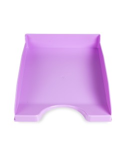 Bandeja sobremesa plastico q-connect lavanda opaco 240x70x340 mm