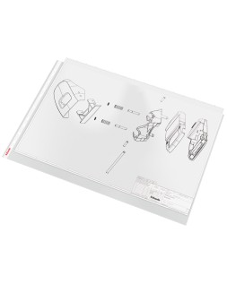 Funda multitaladro esselte din a3 80 mc polipropileno apertura superior pack de 10 unidades