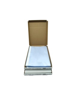 Funda multitaladro esselte din a4 polipropileno 80 mc 16 taladros piel de naranja caja de 100 unidades