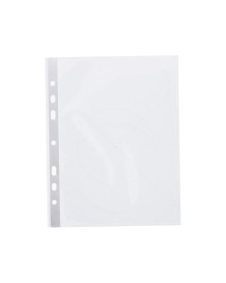 Funda multitaladro q-connect din a5 100 mc cristal 6 taladros