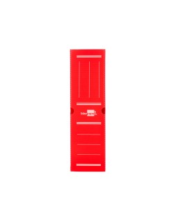 Caja archivo definitivo plastico liderpapel lomo 100 mm rojo 360x100x260 mm