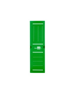 Caja archivo definitivo plastico liderpapel lomo 100 mm verde 360x100x260 mm