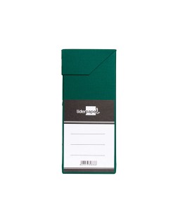 Caja transferencia liderpapel folio lomo 118 mm color verde 390x118x260 mm