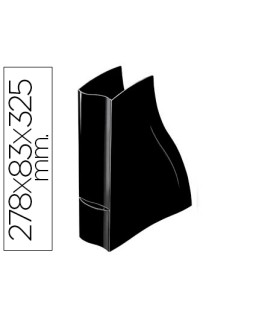 Revistero cep ellypse greenspirit plastico negro 278 x 83 x 325 mm