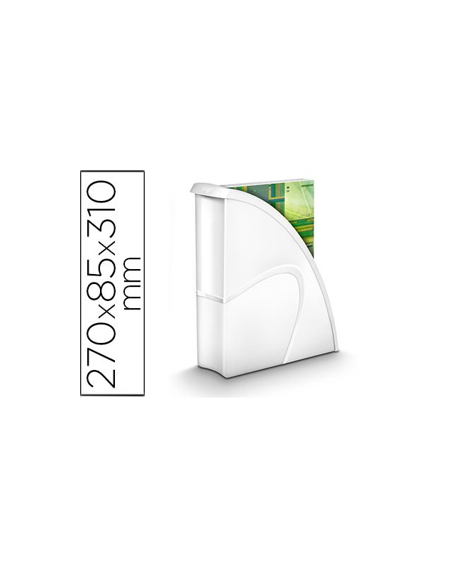 Revistero cep plastico uso vertical / horizontal blanco 85x270x310 mm