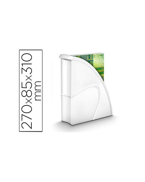 Revistero cep plastico uso vertical / horizontal blanco 85x270x310 mm