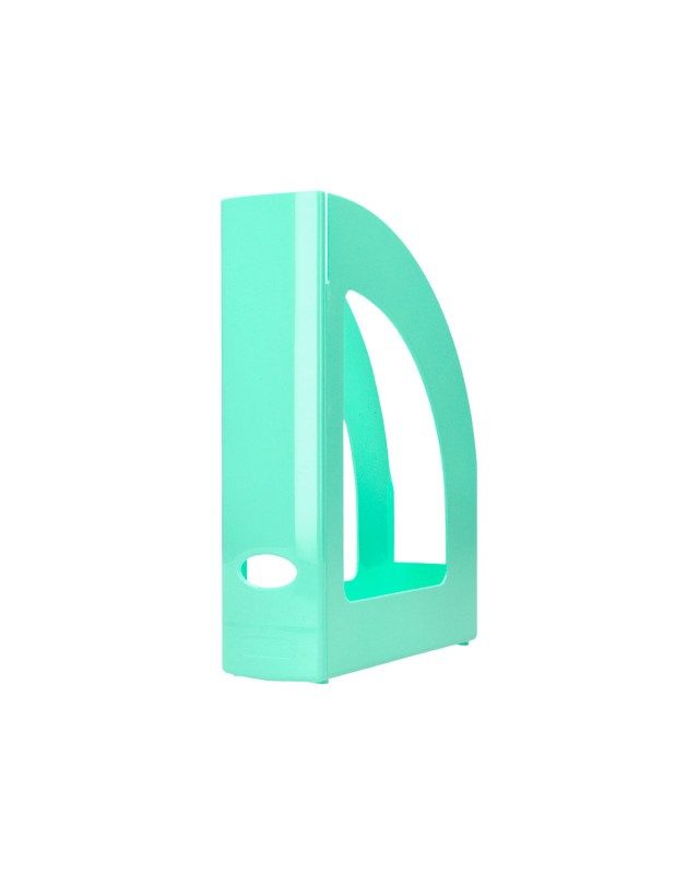 Revistero plastico q-connect color menta 320x250x80 mm