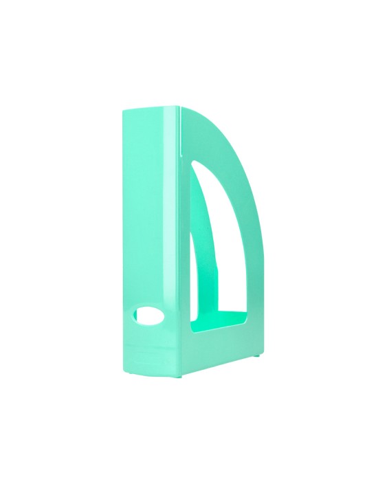 Revistero plastico q-connect color menta 320x250x80 mm