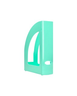 Revistero plastico q-connect color menta 320x250x80 mm