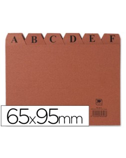 Indice fichero carton nº1 65x95 mm