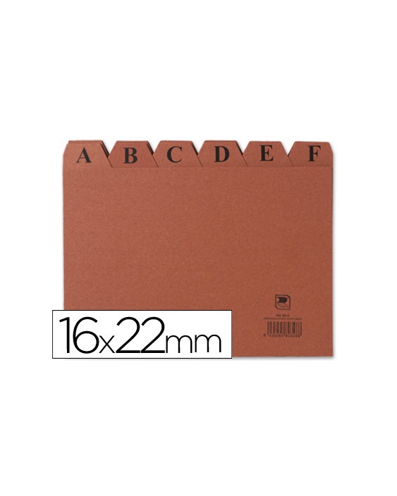 Indice fichero carton nº5 160x220 mm