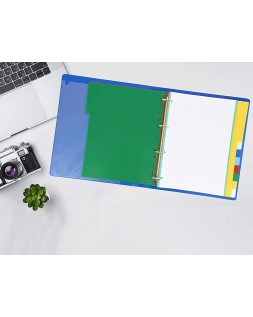 Separador liderpapel plastico juego de 5 separadores cuarto 11 taladros