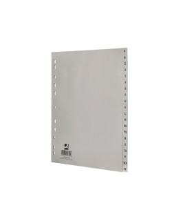 Separador alfabetico q-connect plastico a-z din a4 multitaladro
