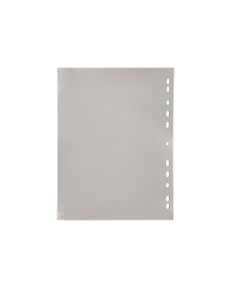 Separador alfabetico q-connect plastico a-z din a4 multitaladro