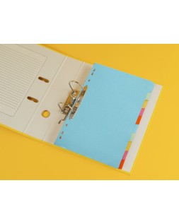 Separador q-connect cartulina juego de 10 separadores din a4multitaladro
