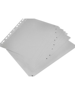 Separador numerico q-connect plastico 1-10 juego de 10 separadores din a4 multitaladro
