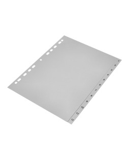 Separador numerico q-connect plastico 1-12 juego de 12 separadores din a4 multitaladro