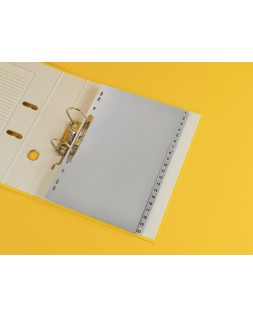 Separador numerico q-connect plastico 1-20 juego de 20 separadores din a4 multitaladro