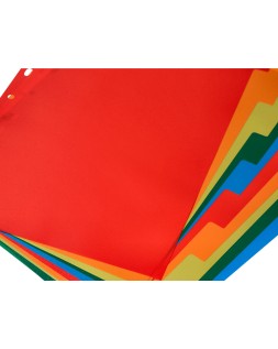 Separador q-connect plastico juego de 10 separadores din a4 multitaladro