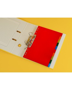 Separador q-connect plastico juego de 10 separadores din a4 multitaladro