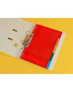 Separador q-connect plastico juego de 5 separadores din a4 multitaladro