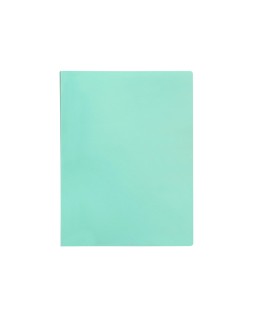 Carpeta liderpapel escaparate 10 fundas polipropileno din a4 verde manzana opaco