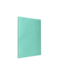 Carpeta liderpapel escaparate 20 fundas polipropileno din a4 verde manzana opaco