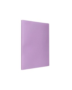Carpeta liderpapel escaparate 30 fundas polipropileno din a4 lavanda opaco
