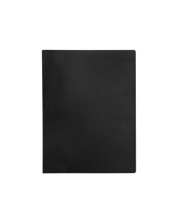 Carpeta liderpapel escaparate 60 fundas polipropileno din a4 negro opaco