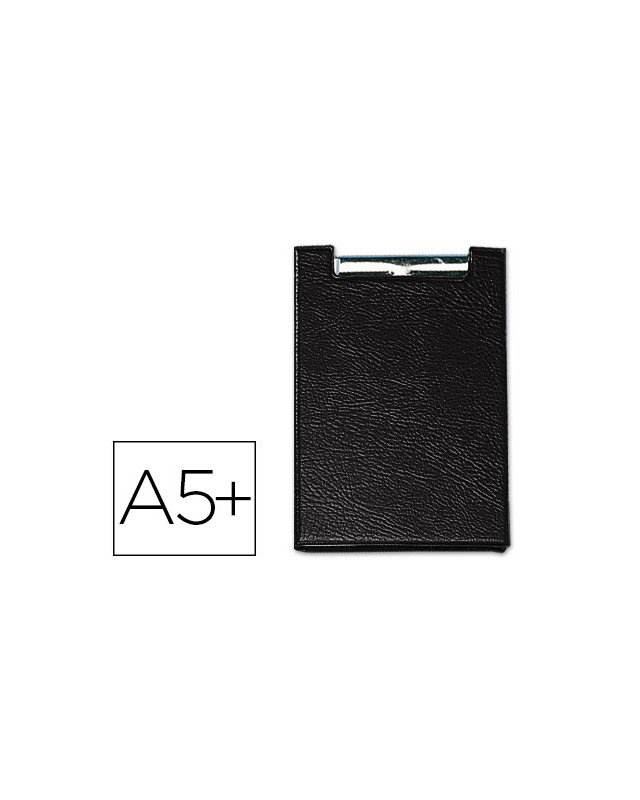 Carpeta saro plastico con pinza cuarto color negro