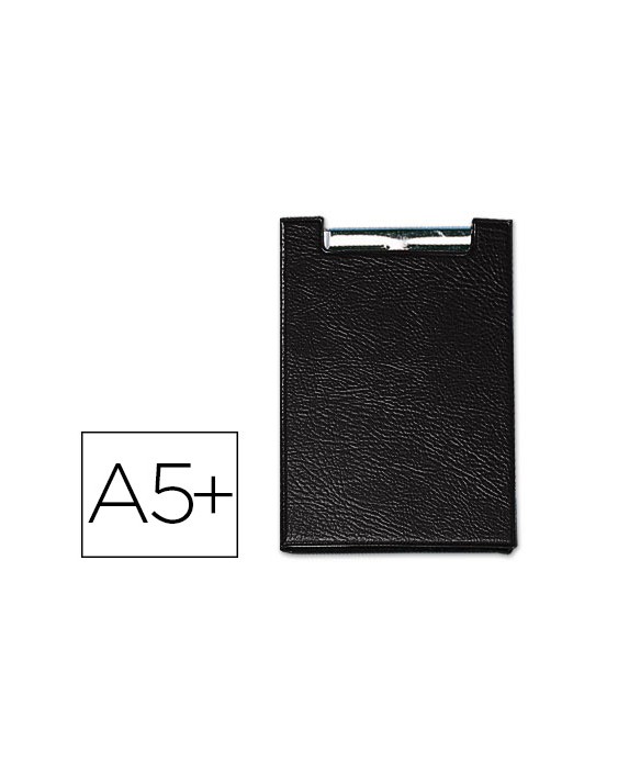 Carpeta saro plastico con pinza cuarto color negro