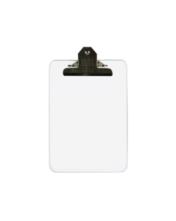 Portanotas q-connect plastico transparente din a4 4 mm
