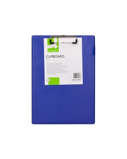 Portanotas q-connect miniclips pvc din a4 azul