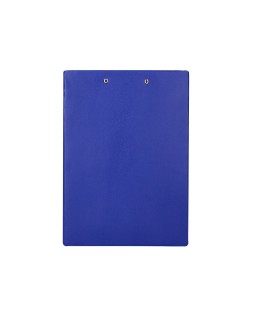 Portanotas q-connect miniclips pvc din a4 azul