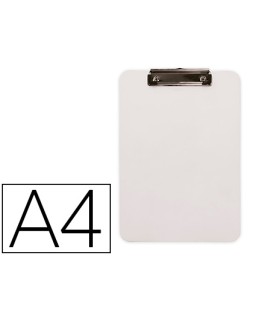 Portanotas q-connect plastico din a4 blanco 2,5mm
