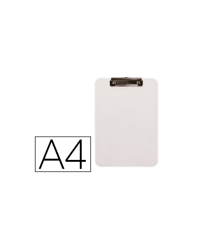 Portanotas q-connect plastico din a4 blanco 2,5mm