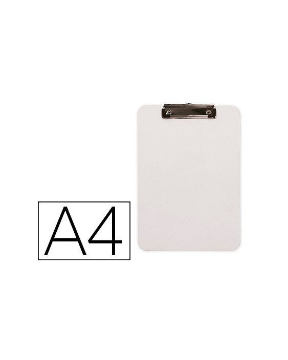 Portanotas q-connect plastico din a4 blanco 2,5mm