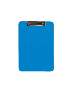 Portanotas q-connect plastico din a4 celeste 2,5mm