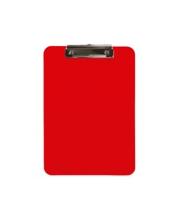 Portanotas q-connect plastico din a4 rojo 2,5mm